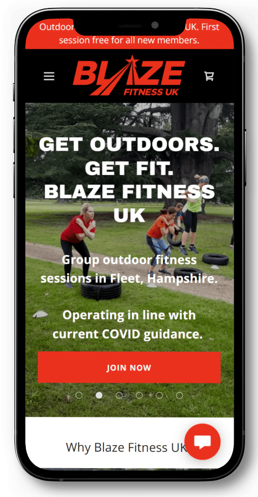 Blaze Fitness UK screenshot